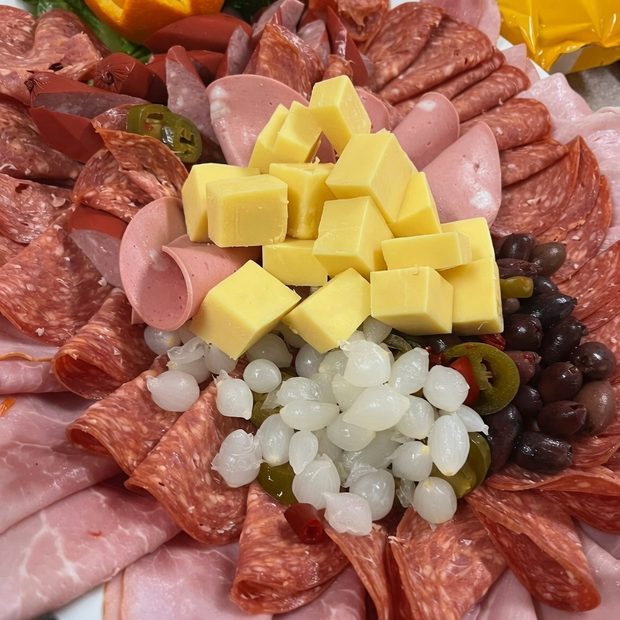 Gourmet charcuterie platter
